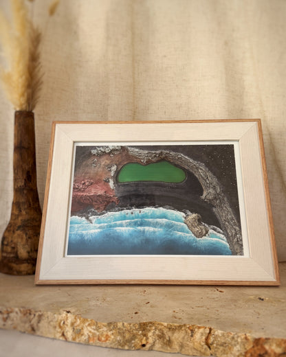 LÁMINA CHARCO DE LOS CLICOS - Lanzarote