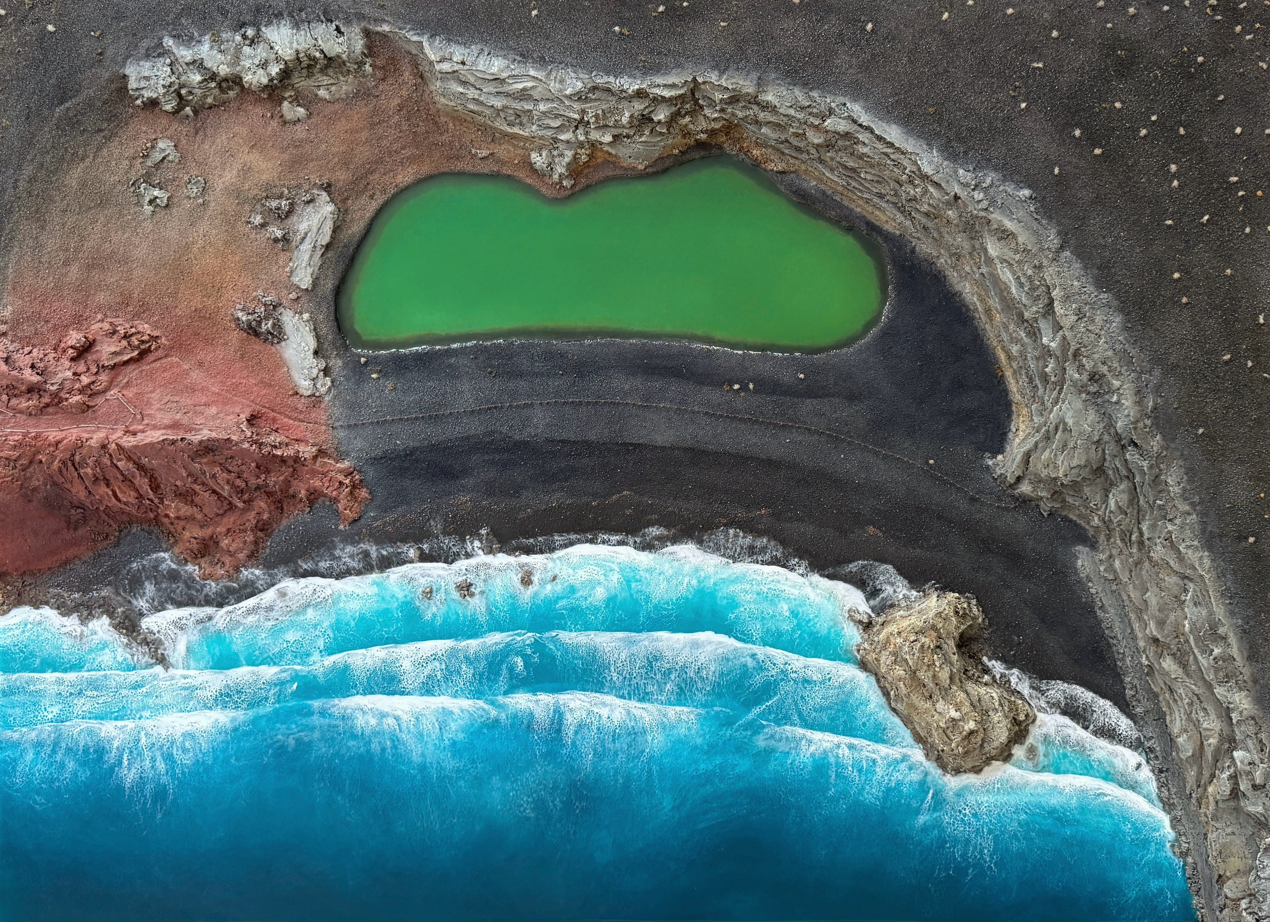 LÁMINA CHARCO DE LOS CLICOS - Lanzarote